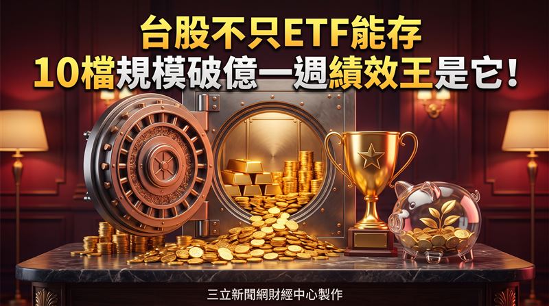 不只ETF能存　10檔規模破億績效王是它！