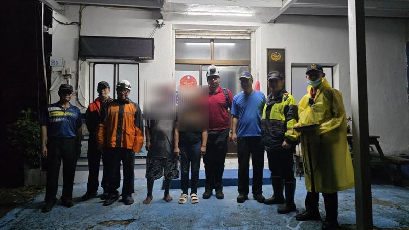 當天參與搜尋的工作人員。(圖/翻攝畫面)