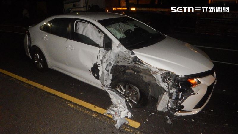 台中男砲彈式猛撞聯結車！警快篩揪毒駕