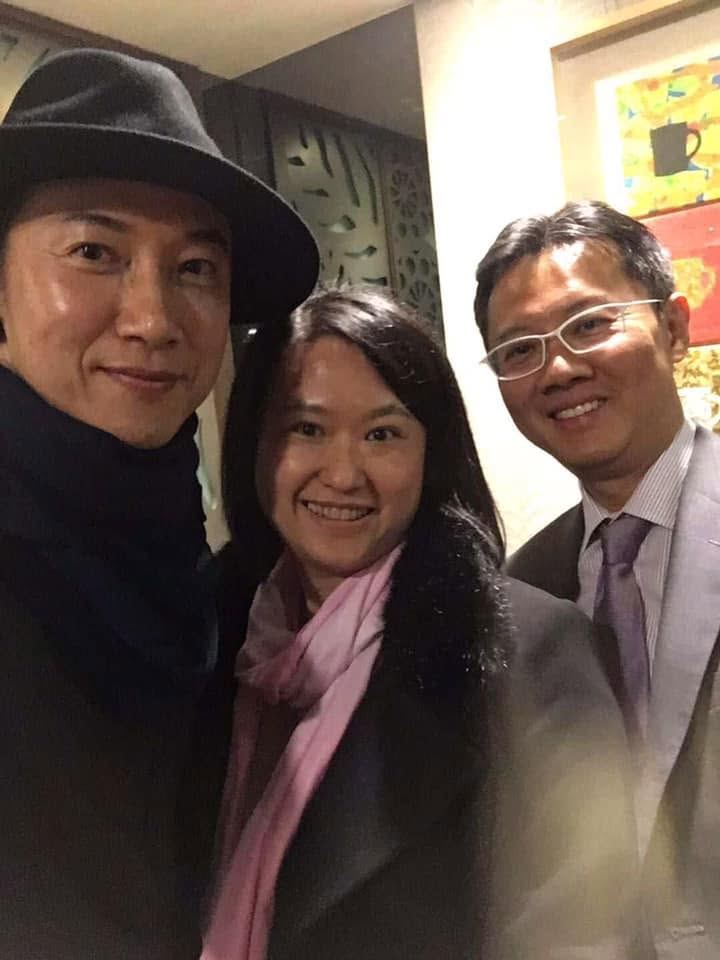 陳鴻(左)與廖國宏夫妻交情深厚。(圖/陳鴻提供)