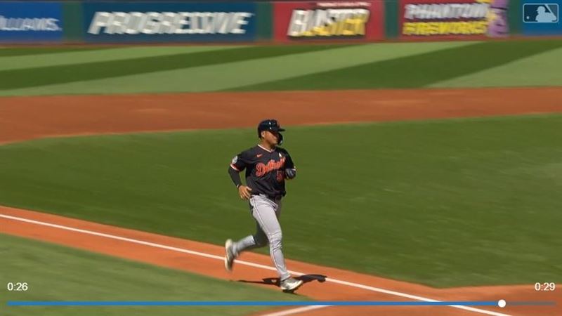李灝宇本壘衝撞傷勢無礙,近2場先發都跑回分數。(圖/翻攝自MLB官網)