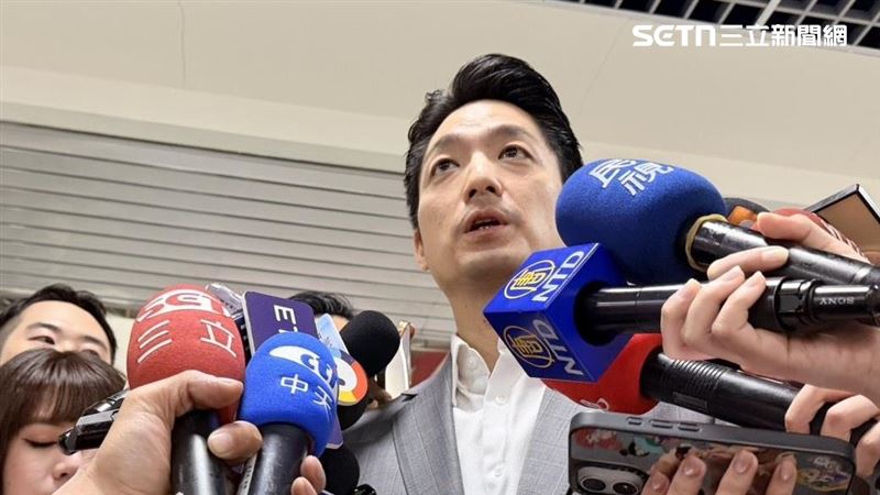 蔣萬安赴台北市議會接受市政總質詢（圖／記者陳思妤攝影）