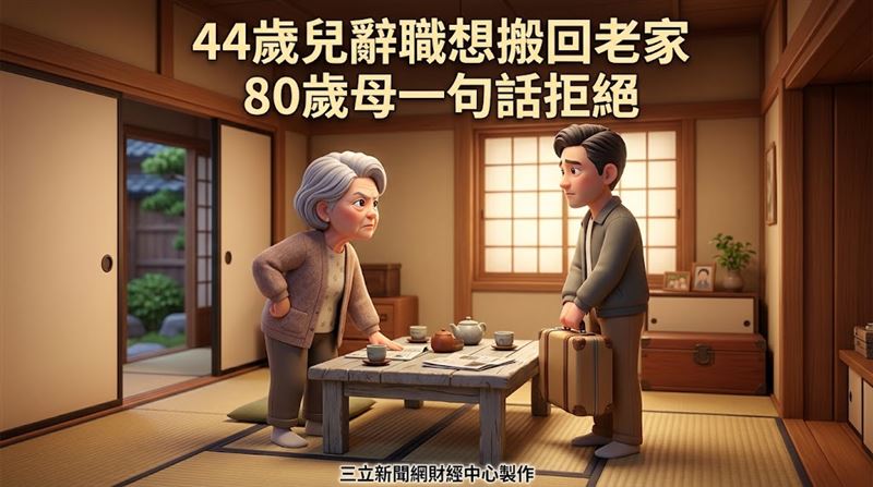 44歲兒失業想啃老態度差　母親反應太犀利