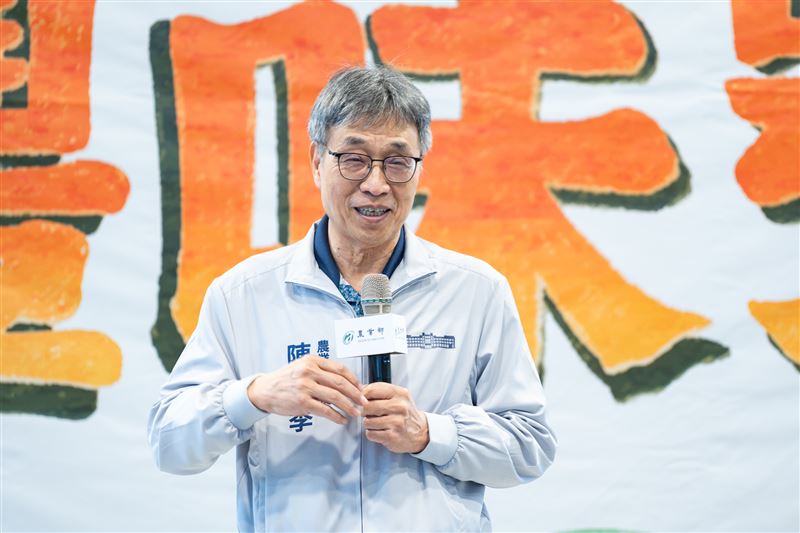 農業部陳駿季部長致詞。(圖/農糧署提供)