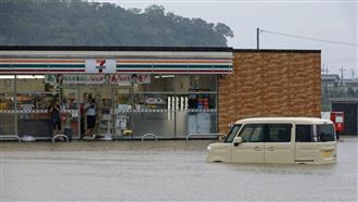日本關東豪雨成災　福島1女受困淹水車亡