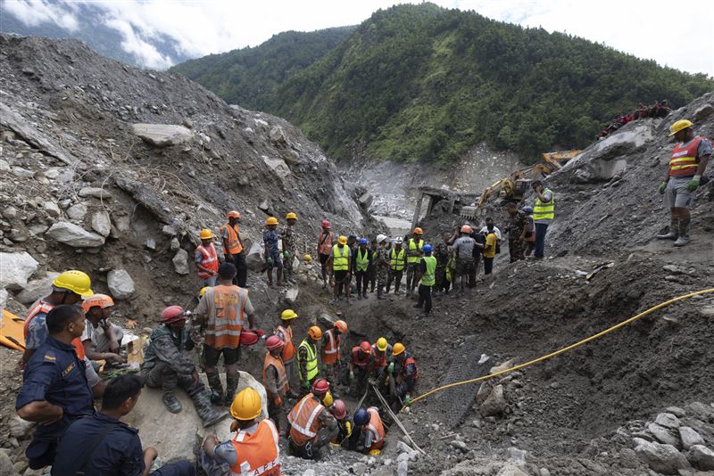 尼泊爾洪災逾1500人死亡,逾5000人失蹤。(圖/翻攝自X平台 @NotiExpressColo)