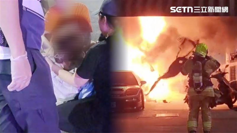 千萬超跑燒剩骨架！5貓狗受困…主人哭癱