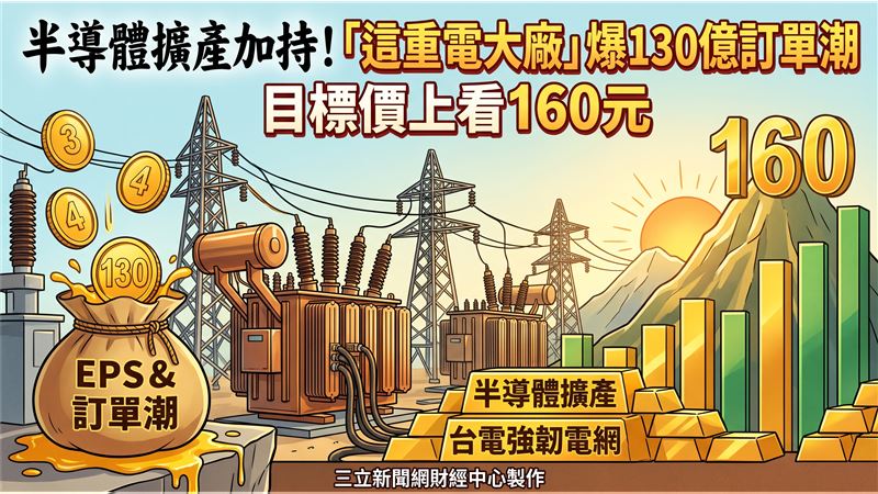 這重電大廠爆130億訂單潮　目標價至160元