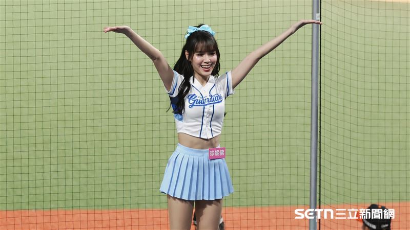 Fubon Angels mini培訓學員珍妮佛。(圖/記者劉彥池攝影)