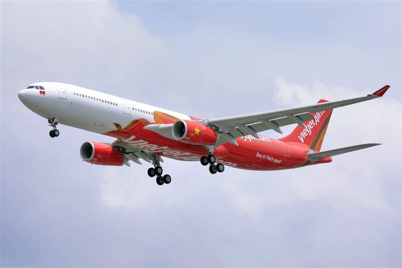 越捷航空十月開航台南-河內。(圖/越捷航空提供)