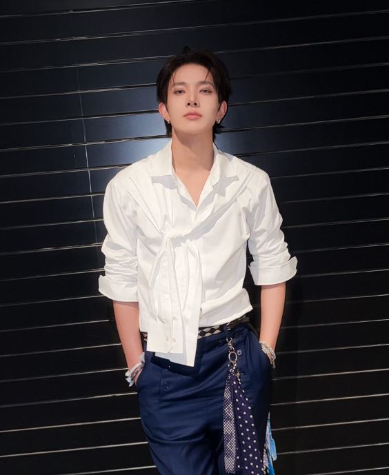 李羲承(이희승)今年3月宣布退出團體,之後改藝名「EVAN」展開個人活動。(圖/翻攝自IG @h_evva_n)