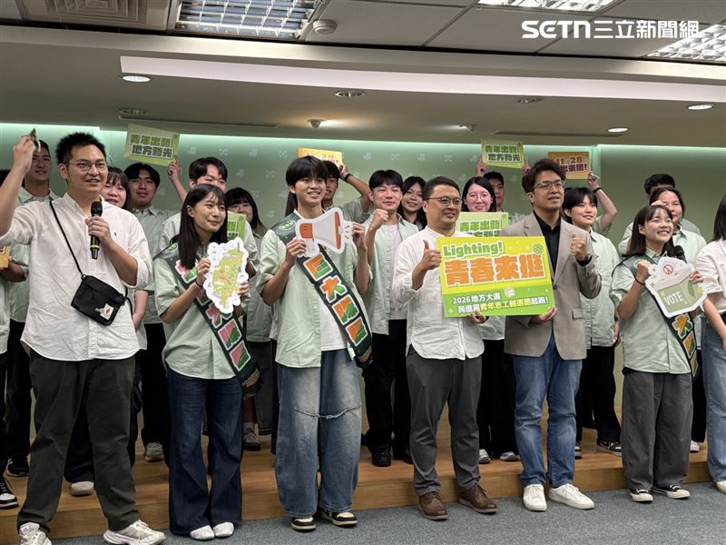 民進黨「Lighting! 青春來挺&mdash;&mdash;民進黨青年志工輔選團啟動」記者會（圖／記者劉秀敏攝影）