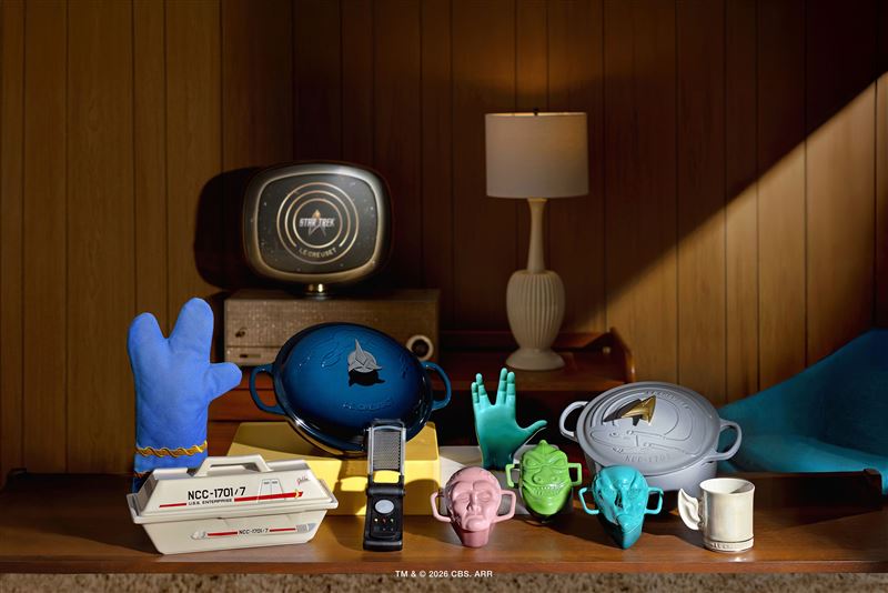 Le Creuset &times;《Star Trek&trade; 星際爭霸戰》限量聯名系列登場。（圖／品牌業者提供）