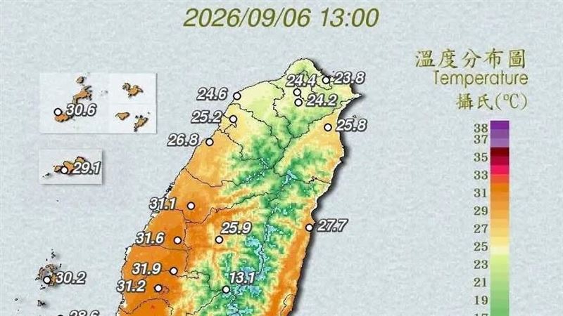 獨／台北9月冷到有感！這天成百年第三冷