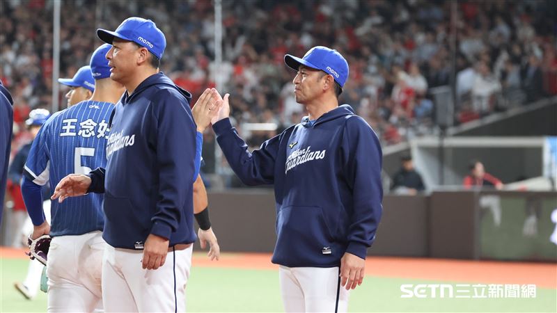 富邦悍將總教練後藤光尊。(圖/記者劉彥池攝影)