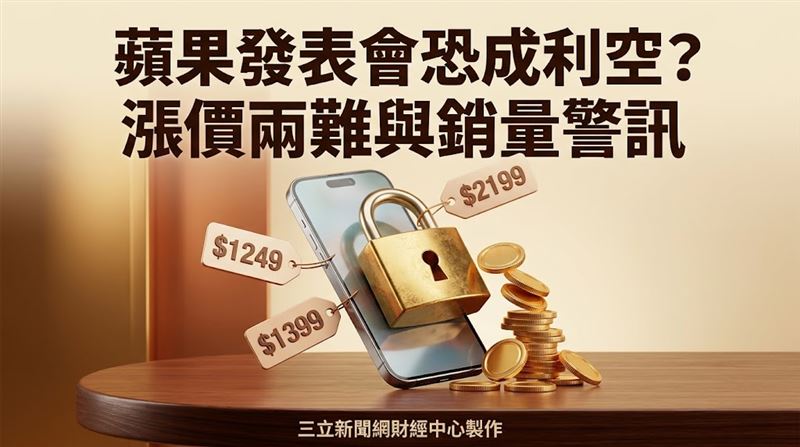新品明發布！大行潑冷水：恐拉低蘋果股價