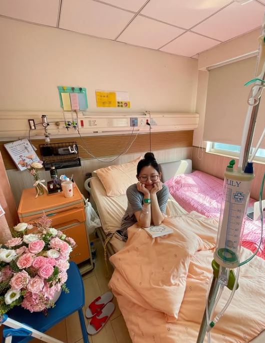 優格姐姐(林姵君)近來持續受到蕁麻疹所苦。(圖/翻攝自IG)
