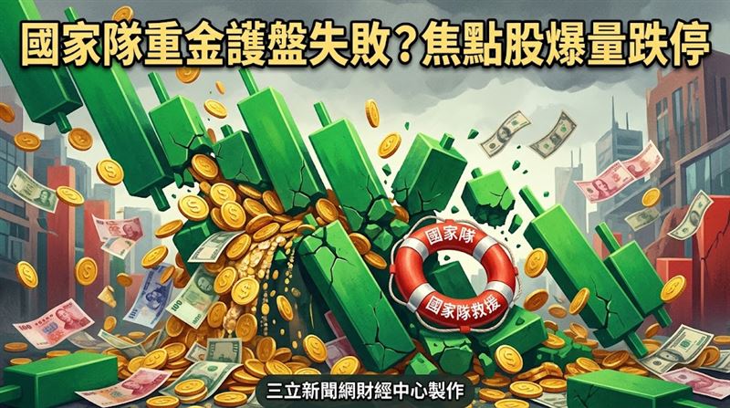 國家隊4億救不回！FCCL大廠跌停鎖死