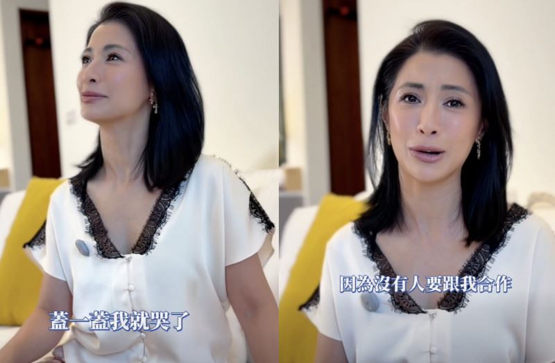 李蒨蓉近日拍攝影片分享過往經歷。(圖/翻攝自臉書)