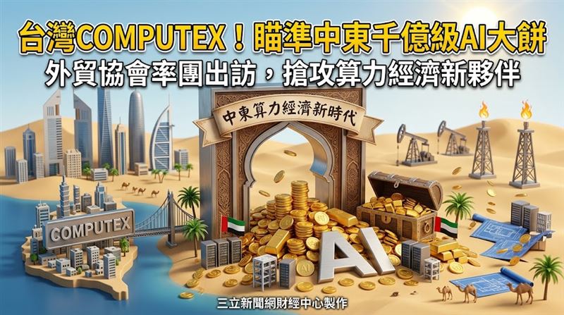 台灣COMPUTEX！瞄準中東千億級AI大餅