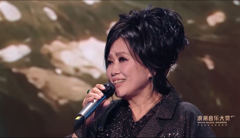 齊豫壓軸獻唱,為「第四屆浪潮音樂大賞」劃下句點。(圖/CATCHPLAY+提供)