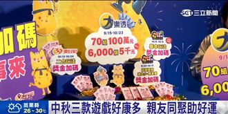 月圓團圓慶中秋  台彩三款遊戲加碼誠意滿