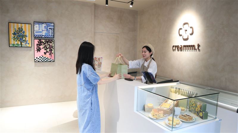 creammm.t台北中山店試營運至9/30，會員消費享紅利點數回饋。（圖／品牌業者提供）