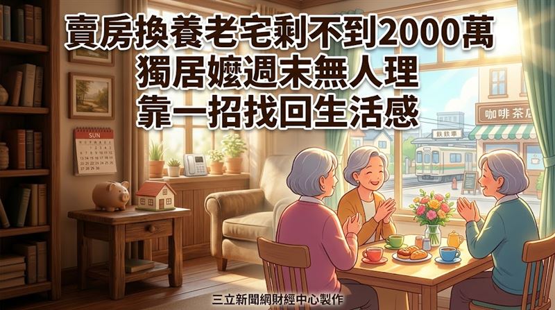 獨居嬤驚曝週末心酸　靠一關鍵走出孤獨