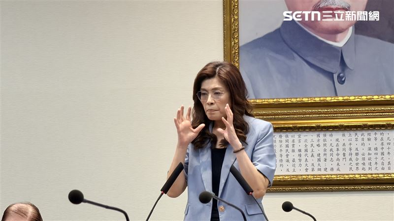 鄭麗文在國民黨中常會致詞(圖/記者陳思妤攝影)