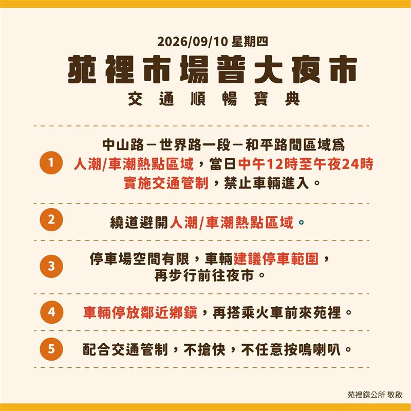 苑裡市場普大夜市又稱鬼門關夜市,一年只開一次。(圖/取自苑裡區公所臉書)