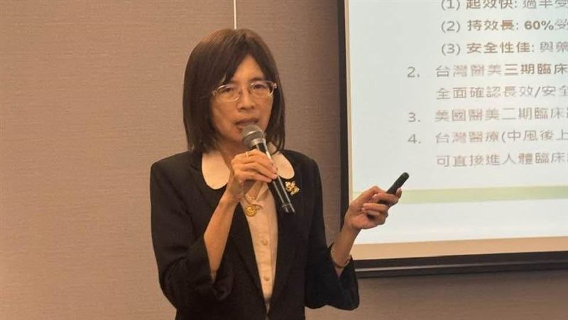 鼎晉生技(7876)長效肉毒新藥完成一年期臨床,6成受試者僅需施打1至2次,安全性極佳。台灣三期預計11月解盲,挾多國專利優勢,有望打破國內全仰賴進口現狀,劍指逾百億美元全球醫美商機。(圖/記者師瑞德攝影)