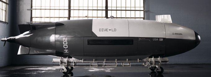 Dive-LD是Anduril的3噸自主水下無人機，約19英尺長，能執行長達10天的任務，下潛至6,000米深度。成本約250萬美元。（圖／翻攝自X平台 @clashreport）