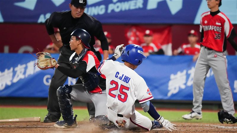 U18台灣小將胡辰睿。(圖/棒協提供)
