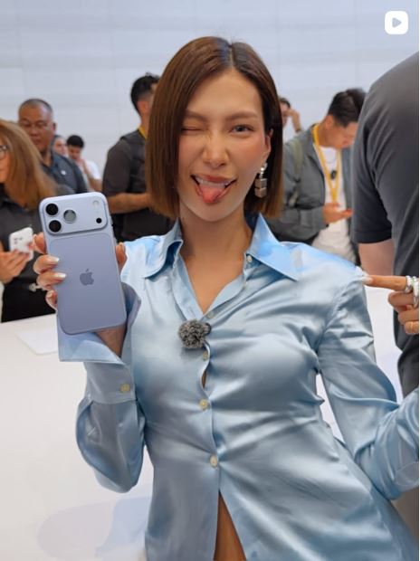 莫莉搶先曝光新一代iPhone 18系列亮點。(圖/翻攝自IG)