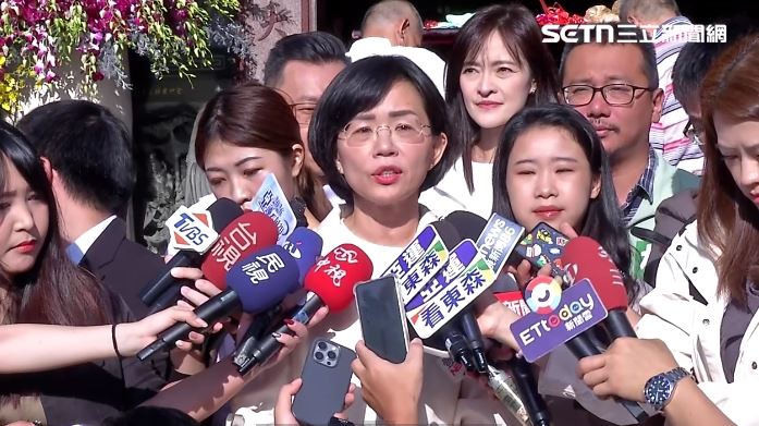 蘇巧慧出席新莊地藏庵地藏王菩薩聖誕典禮三獻禮法會前受訪(圖/翻攝畫面)