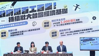 千億挺百業！政院拍板壯大中小微企業方案