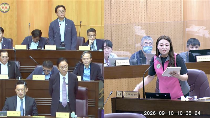 針對與清大合作建醫院的計劃破局,民進黨籍桃園市議員張曉昀提出質疑。(圖/翻攝自桃園市議會網站)