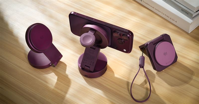ADAM elements 以全新創意美學打造 VIONTA、MAG 系列，為 iPhone 18 提出一套生活充電生態系。（圖／亞果元素提供）