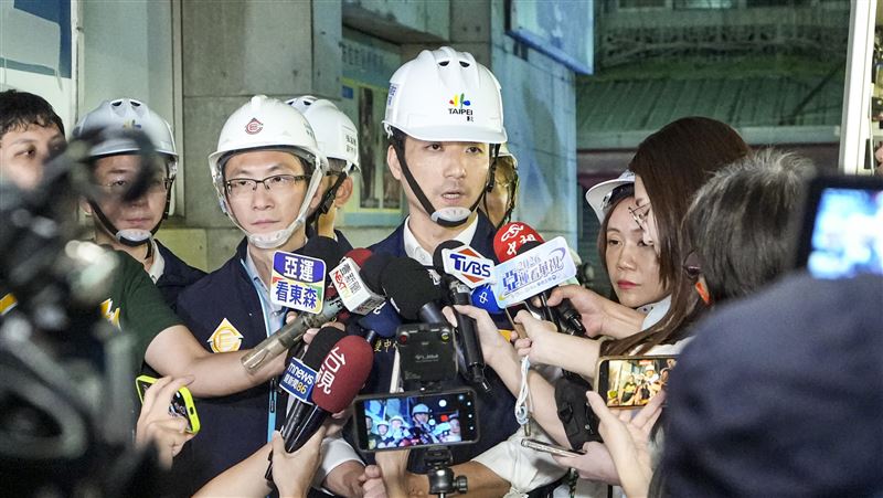 北市工地損鄰　 蔣萬安：灌漿後安全無虞