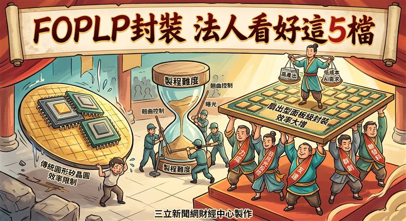 晶圓代工廠力積電今(10)日召開股東會,儘管去年營收維持成長,但全年仍虧損78億元,董事會決議今年不配息。(圖/三立新聞網財經中心莊佳芳AI製圖)