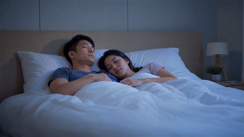 晚上睡覺若聽到怪聲,小心是瀕死警訊。(示意圖/AI生成)