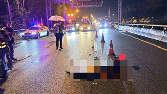 新／國5死亡車禍　工人跌落車斗遭輾斃命