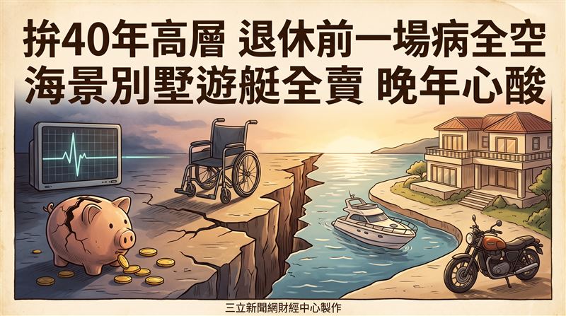 男錢不留給子女　退休前因這事破產