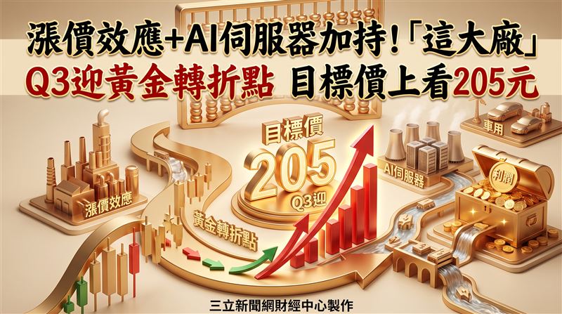 這大廠Q3迎黃金轉折點　目標價上看205元
