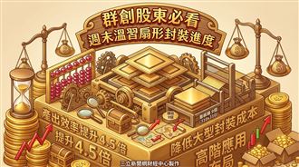 群創股東必看　週末溫習扇形封裝進度