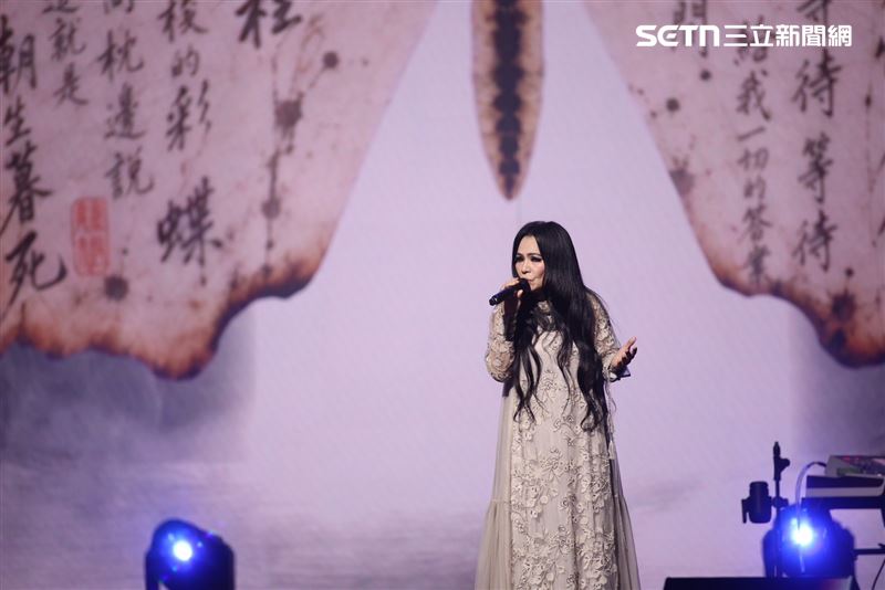 潘越雲舉辦演唱會。(圖/記者鄭孟晃攝影)