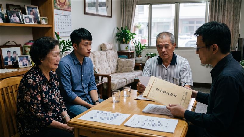 苗栗男子的生父於24年前跟母親離婚,又於4年前過世;某天媽媽突然告訴兒子,生父另有其人。(示意圖/AI製圖)