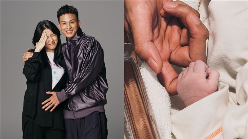 恭喜茄子蛋黃奇斌老婆生了　愛女萌照曝光