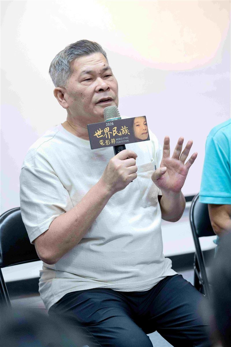 澎恰恰出席世界民族電影節座談活動。（圖／海鵬影業提供）