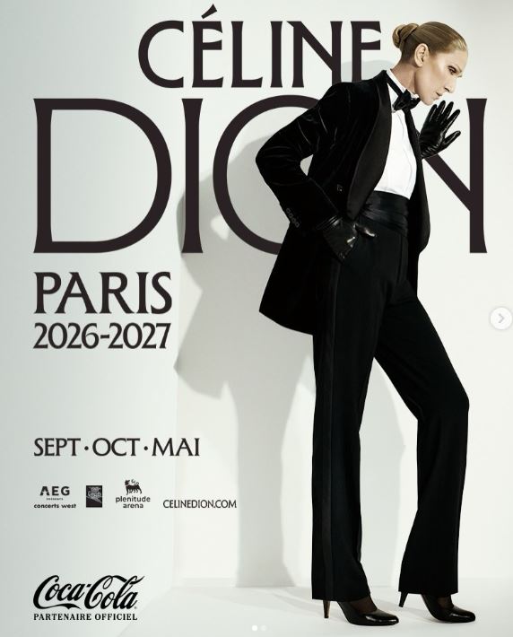 席琳狄翁於12日開啟巡演的首場演出。(圖/翻攝自IG @celinedion)
